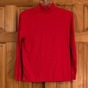 NWOT Separate Issue Vintage 90s Turtleneck Long Sleeve Red Size L Large